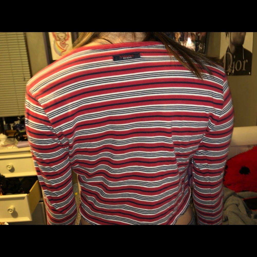 tommy hilfiger crop top